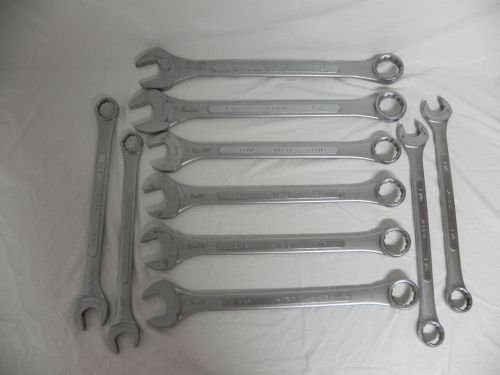 AIGO 10 PIECE JUMBO XL TRUCK COMBINATION WRENCH SET VINTAGE JAPAN STEEL