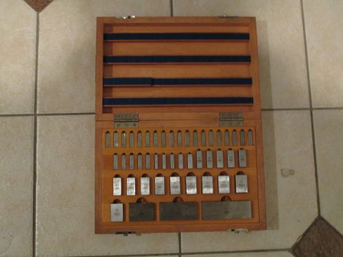 (41) Pc. Machinist Gauge Block Set Carl Zeiss