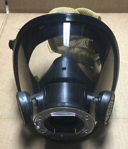Used scott av3000 &#034;sureseal&#034; scba mask full facepiece 5 pt head harness large for sale