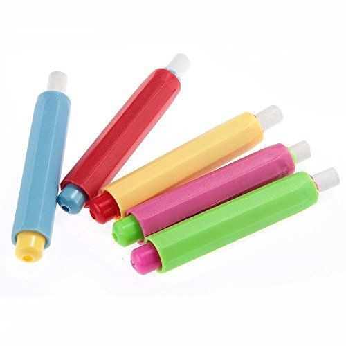 StillCool 5pcs Chalk Holder Case Plastic Case for School Office 9.5x1.5cm