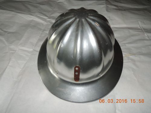 Vintage us government superlite aluminum metal suspension hard hat for sale