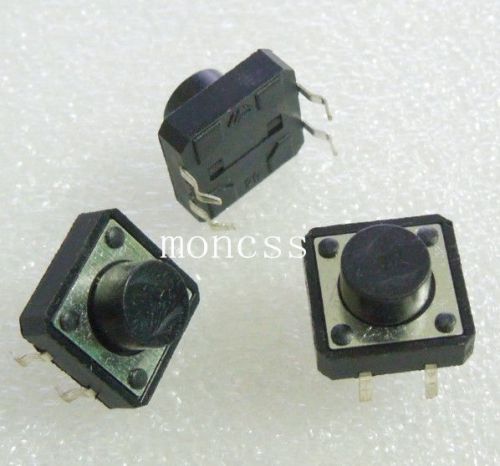 10pcs Tact Tactile Push Button Switch 12x12x7mm Dip 4pins 4p