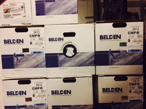 Belden 2413 Plenum Cat6 1000 ft. Blue cable