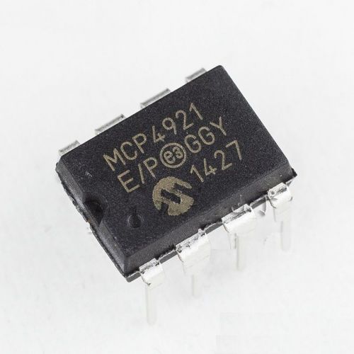 10 pcs MCP4921-E/P MCP4921 Digital Analog Converter IC MICROCHIP DIP-8 NEW