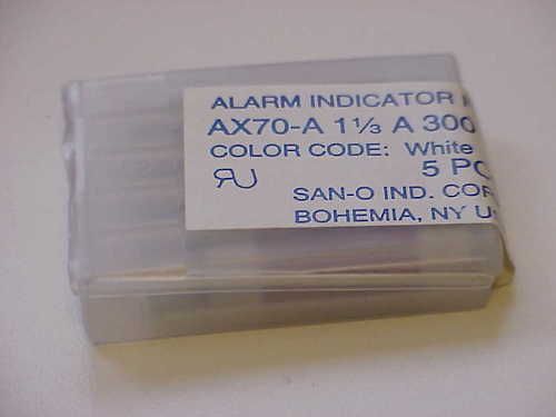 TYPE 70 ALARM INDICATING FUSE AX70-A 1 1/3A 300V, 5ea