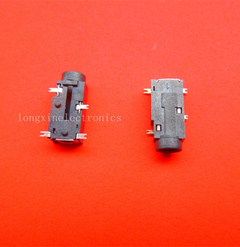 100Pcs 3.5mm Female Audio Connector 4 Pin SMT SMD Headphone Socket Jack