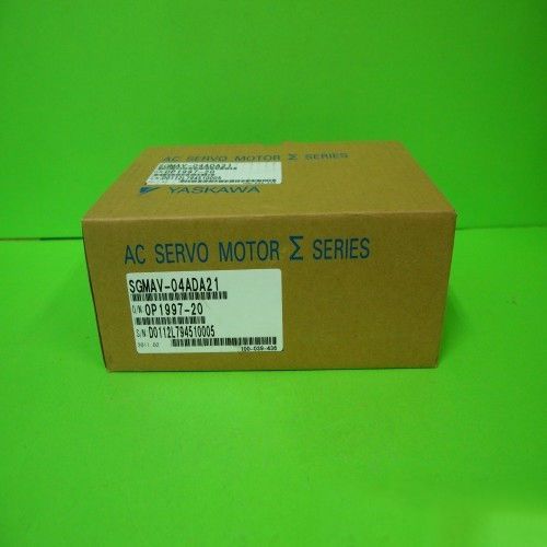 (NEW) YASKAWA AC SERVO MOTOR SGMAV-04ADA21 400W