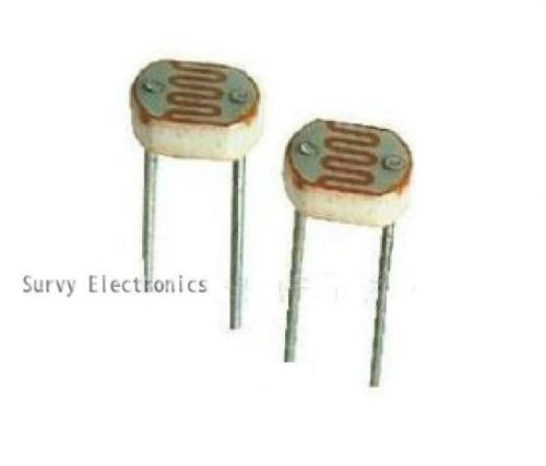 50Pcs Photo Light Sensitive Resistor Photoresistor Optoresistor 5mm GL5539 New