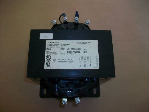 Dongan Control Transformer 50-2000-053   2.0kVA  240x480P  120S