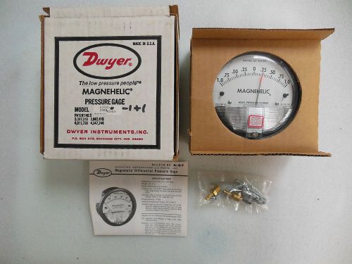 Dwyer magnehelic pressure gauge model no. 2302 (-1.0- +1.0&#034; w.c.) for sale