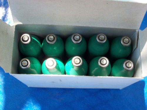 Lot (10) 10 ml Carbon Dioxide Cylinders