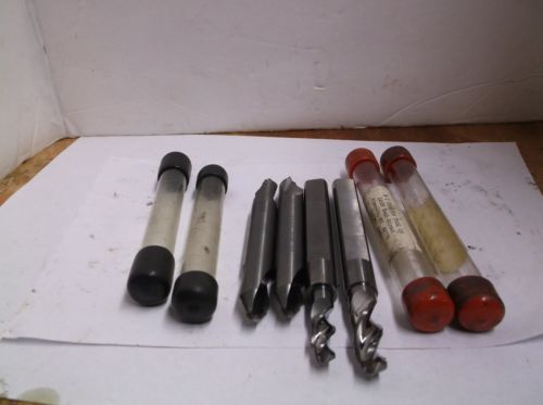 2 CARBIDE CENTER DRILLS AND 2 CARBIDE STEP DRILLS