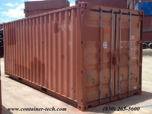 20&#039; std steel, cargo ocean shipping storage containers, conex boxes / dallas, tx for sale