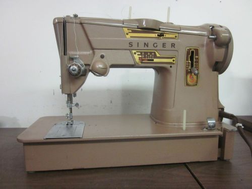 SINGER HEAVY DUTY ZIG ZAG SEWING MACHINE DENIM CANVAS LEATHER VINYL UPHOSLTERY