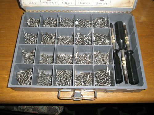 TAMPERPROOF Screw 2 pin Security Screws Stainless Steel Assortment w/ Drivers