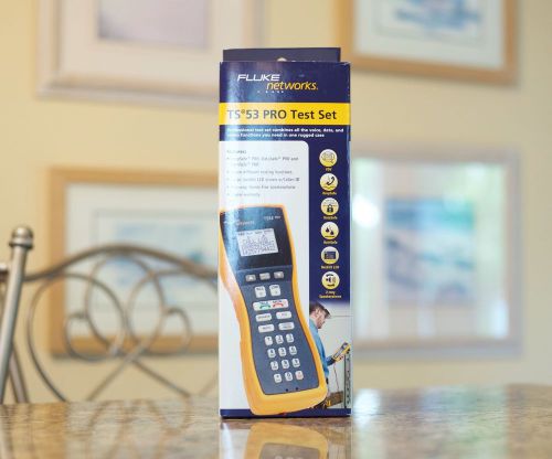 Fluke Networks TS53 Pro TS53-A-09 Test Set ABN W/ Piercing Pin - BRAND NEW!