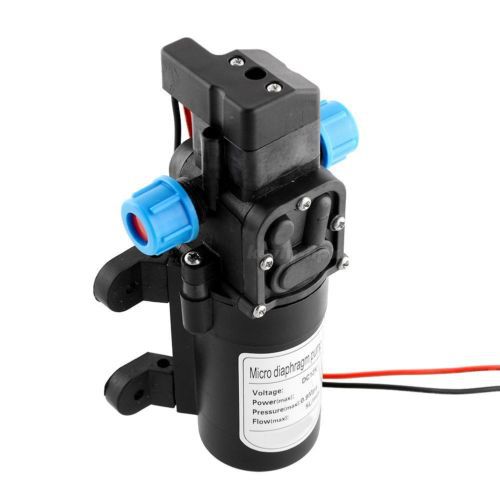 DC 12V 60W 0142 Motor High Pressure Diaphragm Water Priming Pump 6L/Min EVHG