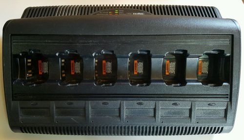 Motorola IMPRES WPLN4197A 6 Bank Gang Charger HT750 HT1250 MTX850 MTX9250 Radios