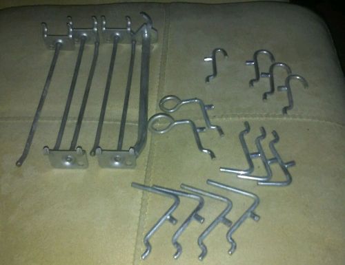 Assortment Peg board hooks