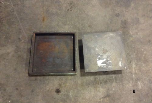 Steel inspection surface plate bench table top 12&#034; x 11-7/8&#034; for sale
