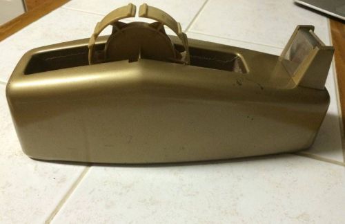 Vintage gold Scotch Tape Dispenser Heavy Duty Industrial C-23