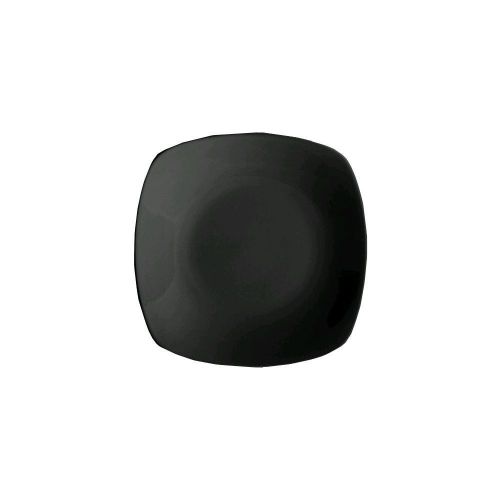 Steelite 9021C084 Contour Dusk Black 9&#034; Square Plate - 24 / CS