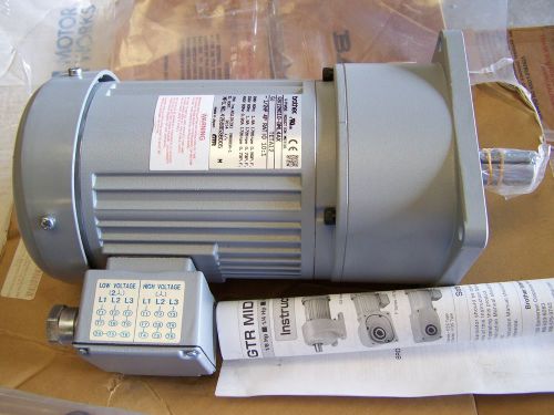 Brother International 1/2 HP Electric Gearmotor 10:1 Ratio G3K22N010-BML4AX New