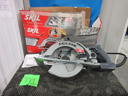 SKILL SKILLSAW WORM DRIVE 77 SDH77 7.25&#034; 15 AMP CIRCULAR PLUG IN MILITARY NEW