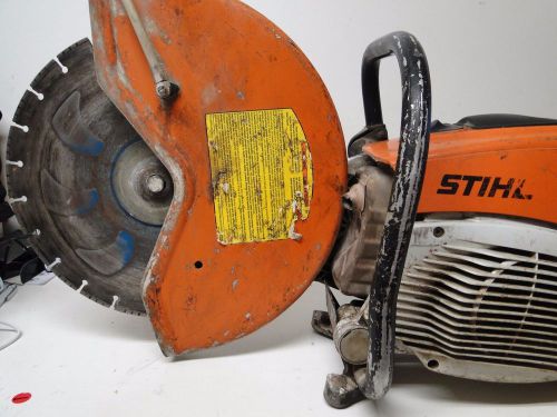 STIHL TS800 16&#034; GAS CONCRETE CUT-OFF SAW WITH DIAMOND BLADE 99cc