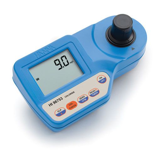 Hanna Instruments HI96753 Chloride ISE Meter w/2 cuvet, caps &amp; Battery