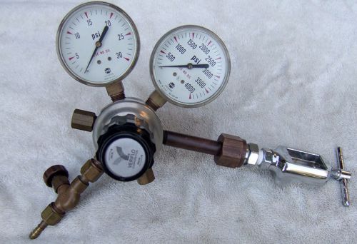 Veriflo tank pressure regulator and gauges for sale