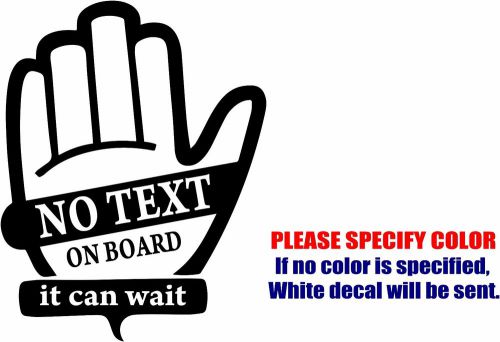 No text on board decal sticker jdm funny vinyl car window bumper wall laptop 7&#034; for sale