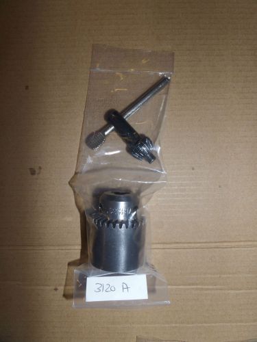 Jacobs Chuck 7B Drill Chuck 0-1/4, 3/8-24 threaded w&#039; Key ((#3120A))