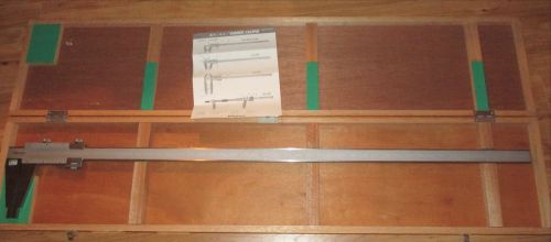 Mitutoyo Vernier Caliper 160-105 CM 40&#034; Y .001 With Case Vernier Caliper