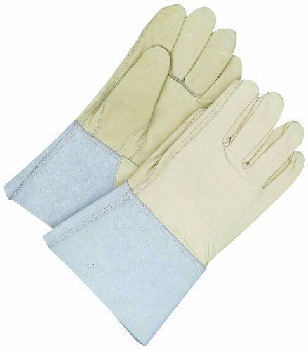 Bdg 60-1-1274-11 leather welding glove with gauntlet cuff  large for sale