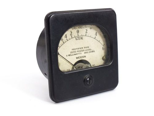 Weston Electrical -? to 6 Rectifier Type Gauge Model 301