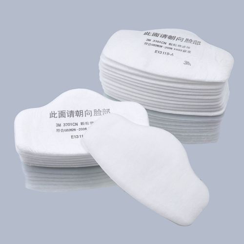 20 Pcs Cotton 3701CN Gas Mask Dust Mask Filter Anti-Dust Respirator Replacement