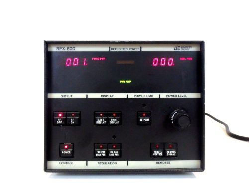 AE Advanced Energy RFX-600 Lab Laboratory RF Reflected Power Supply