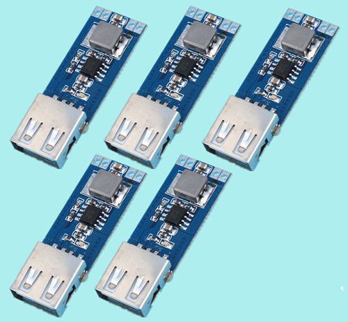 5pcs DC-DC 3V/3.3V/3.7V/4.2V to 5V USB 2A Mobile power Module Step Up Module