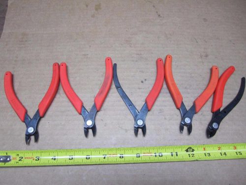 5 PC XURON AIRCRAFT MODEL 2175 MAXI SHEAR FLUSH CUT CUTTER WIRE CUTTER