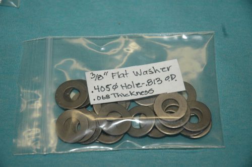 3/8&#034; Titanium Flat Washers, (CP) - 25 pcs.