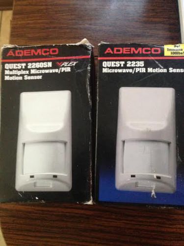 1 Lot of 2 NIB Ademco Quest Motion Detectors