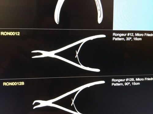 Friedman Bone Rongeur# 12 Micro,Light Pattern, 30 Surgical Dental Instrument