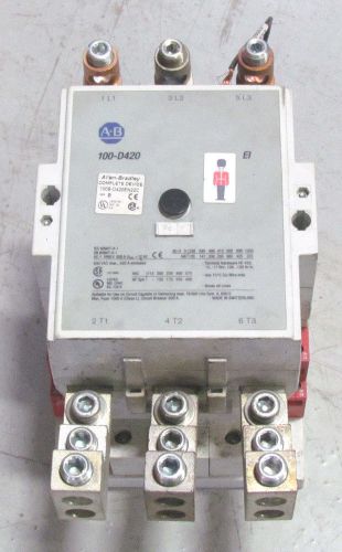 Allen Bradley 100-D420 E1 Motor Starter Contactor 600V 500A 150 175 350 400 HP