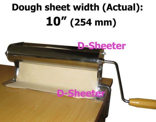 10&#034; 254mm Dough roller sheeter Pizza pastry roti ravioli dough machine equipment