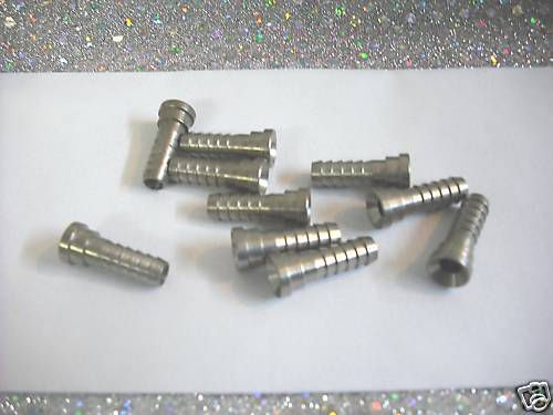 Barb Stems (10) 5/16&#034; Flare Nut Size x 1/4&#034; Barb