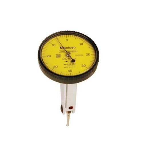 MITUTOYO 513-454T &#039;Quick Set&#039;Test Indicator-Color:Yellow, Range:.8mm