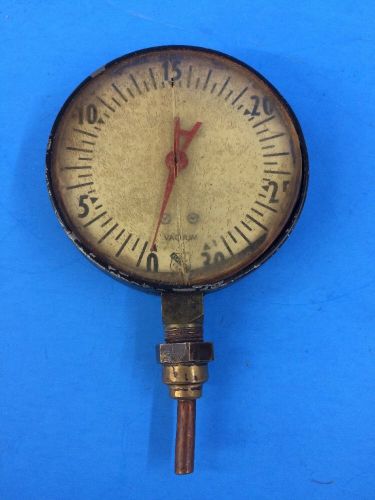 Vintage Ashcroft Vaccum Gauge Rare See Description