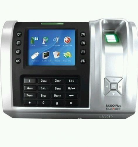 New Fingertec Time Attendance TA200 Plus Color Fingerprint + RFID Time Clock