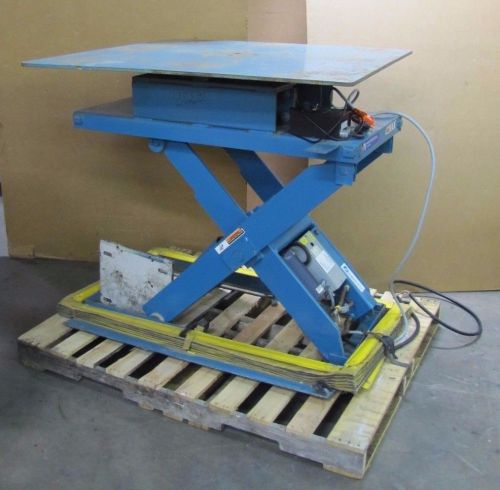 Advance rotary scissor lift table 5300lb cap 48&#034; x 48&#034; 24&#034;x48&#034; 2&#039;x4&#039; 230/460 3ph for sale